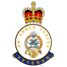 The Queens Regiment HM Armed Forces Veterans Sticker